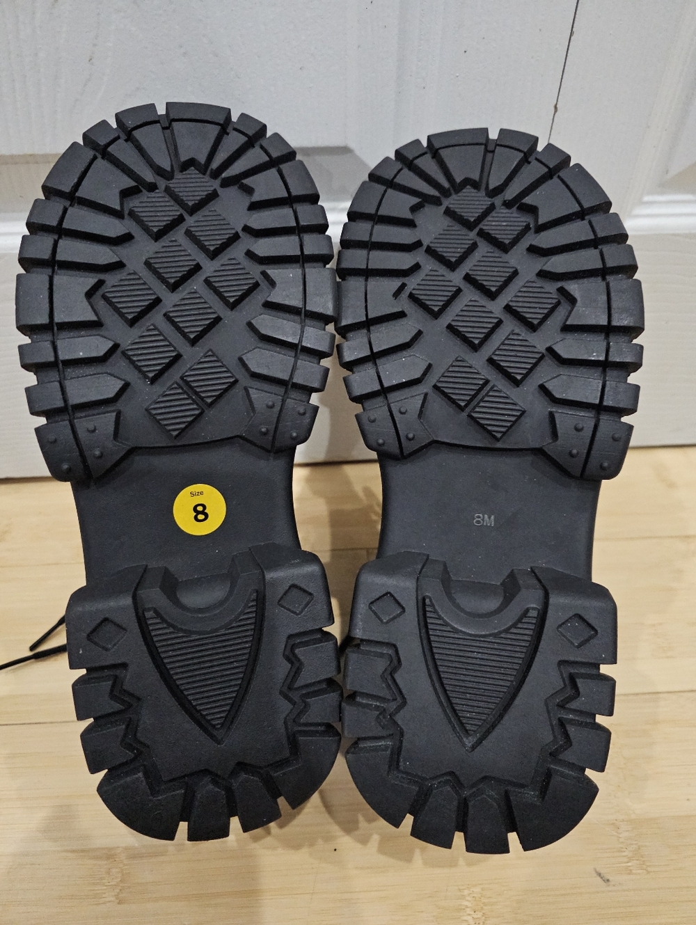 Dolls Kill Delia's Black Corporate Goth Faux Leather Teen Craft Oxford Shoes 8 - Picture 10 of 12